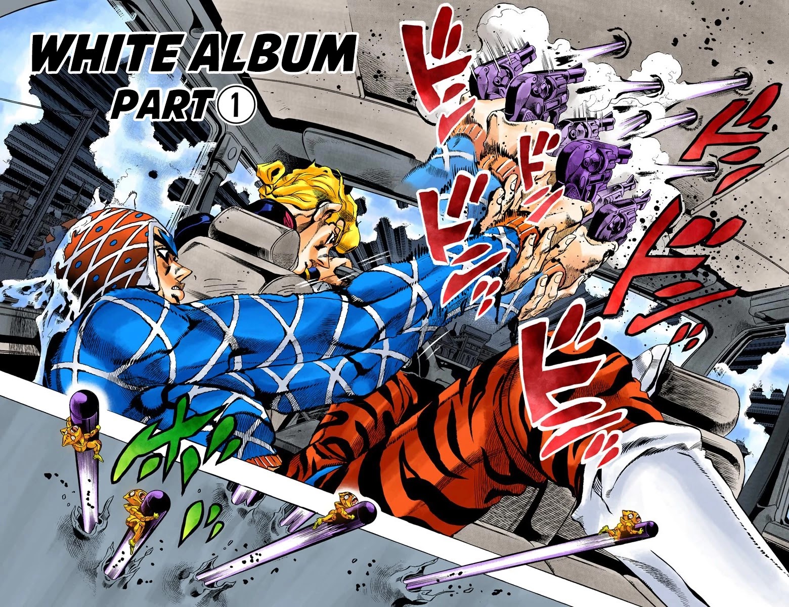 JoJo's Bizarre Adventure Part 5 - Vento Aureo (Official Colored) Chapter 70 page 4 - Chapter 70: White Album Part 1