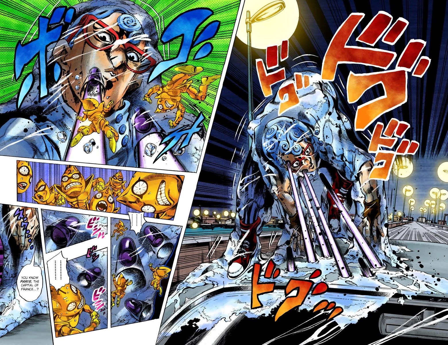 JoJo's Bizarre Adventure Part 5 - Vento Aureo (Official Colored) Chapter 70 page 5 - Chapter 70: White Album Part 1