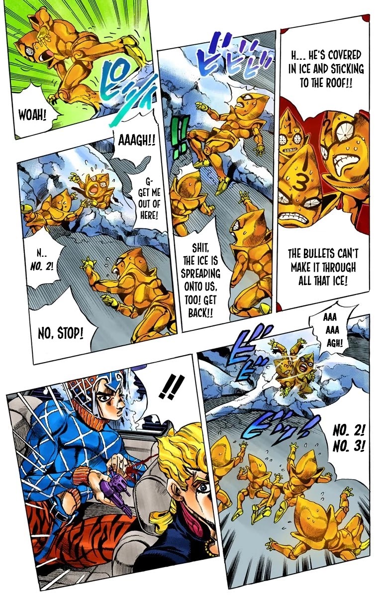 JoJo's Bizarre Adventure Part 5 - Vento Aureo (Official Colored) Chapter 70 page 7 - Chapter 70: White Album Part 1