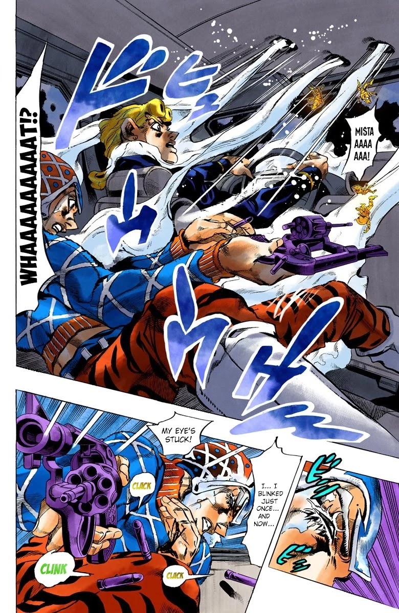 JoJo's Bizarre Adventure Part 5 - Vento Aureo (Official Colored) Chapter 70 page 8 - Chapter 70: White Album Part 1