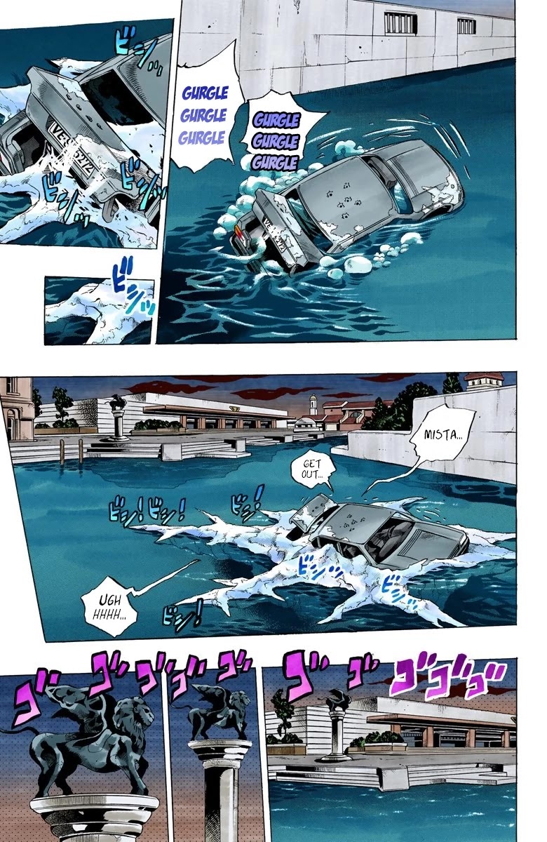 JoJo's Bizarre Adventure Part 5 - Vento Aureo (Official Colored) Chapter 71 page 17 - Chapter 71: White Album Part 2