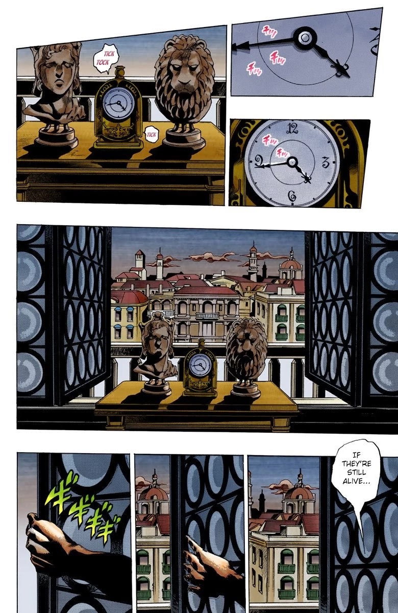 JoJo's Bizarre Adventure Part 5 - Vento Aureo (Official Colored) Chapter 71 page 18 - Chapter 71: White Album Part 2