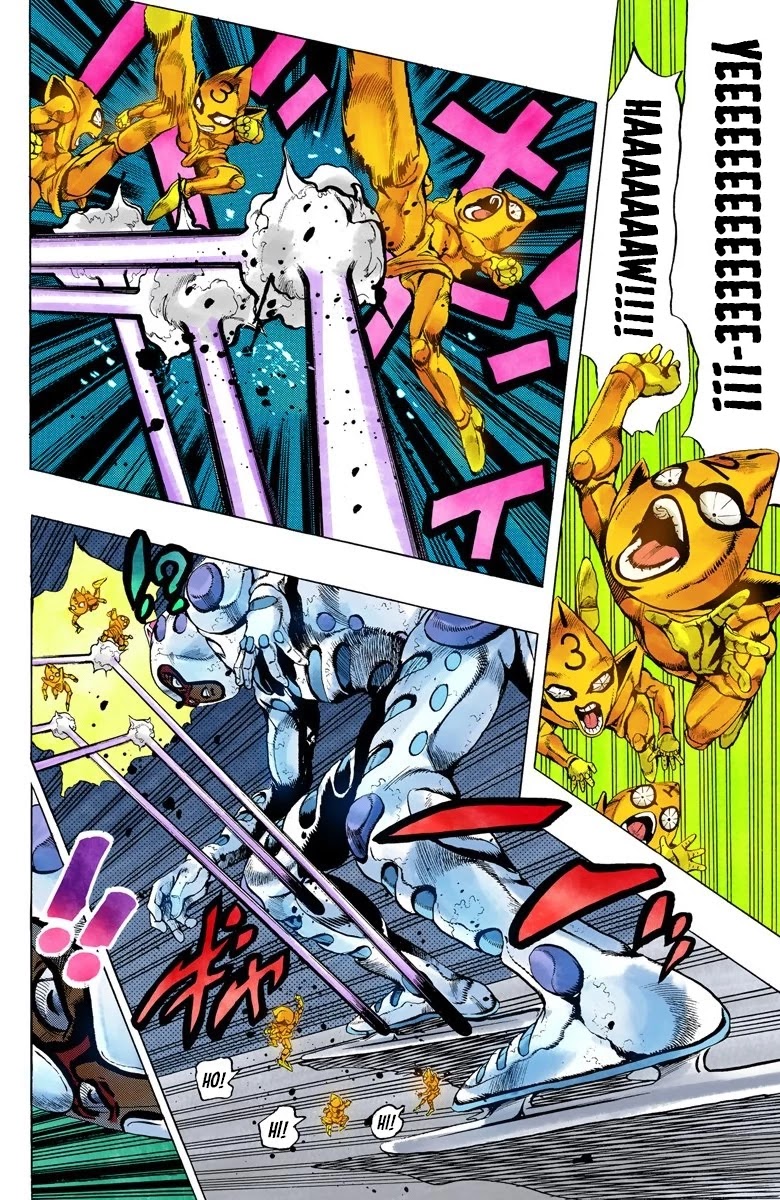 JoJo's Bizarre Adventure Part 5 - Vento Aureo (Official Colored) Chapter 71 page 6 - Chapter 71: White Album Part 2