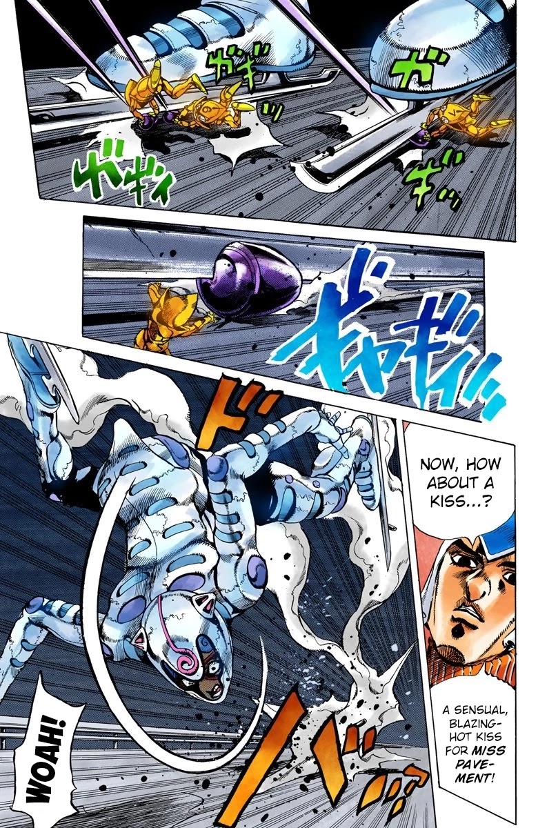 JoJo's Bizarre Adventure Part 5 - Vento Aureo (Official Colored) Chapter 71 page 7 - Chapter 71: White Album Part 2