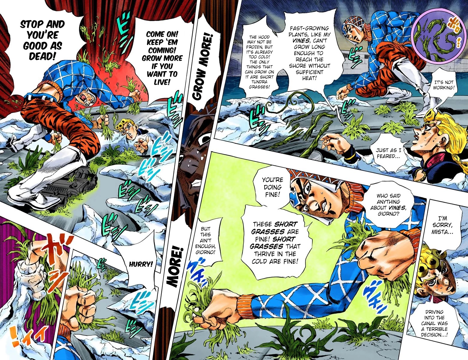 JoJo's Bizarre Adventure Part 5 - Vento Aureo (Official Colored) Chapter 72 page 12 - Chapter 72: White Album Part 3