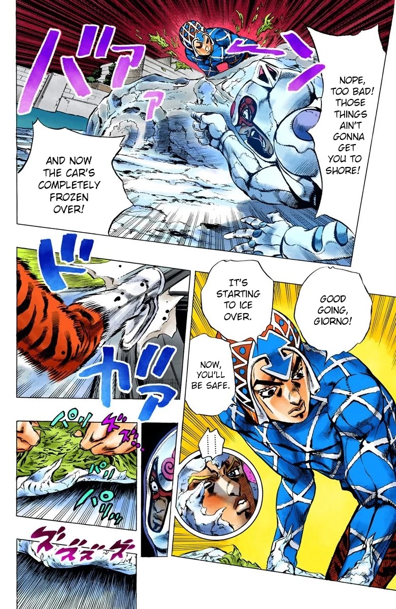 JoJo's Bizarre Adventure Part 5 - Vento Aureo (Official Colored) Chapter 72 page 13 - Chapter 72: White Album Part 3