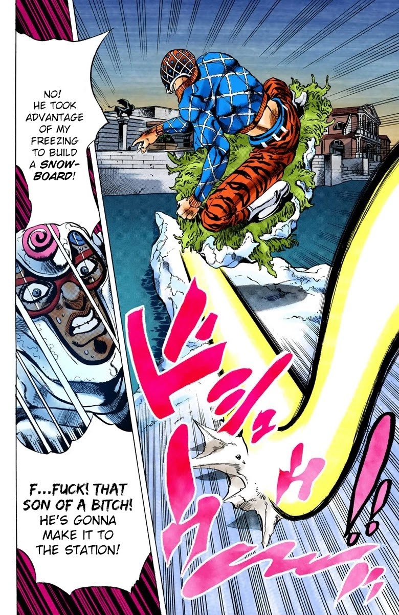 JoJo's Bizarre Adventure Part 5 - Vento Aureo (Official Colored) Chapter 72 page 15 - Chapter 72: White Album Part 3