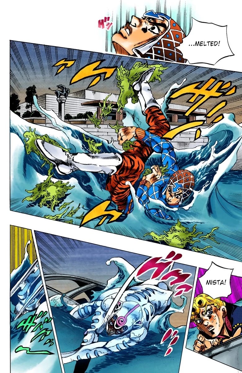 JoJo's Bizarre Adventure Part 5 - Vento Aureo (Official Colored) Chapter 72 page 17 - Chapter 72: White Album Part 3