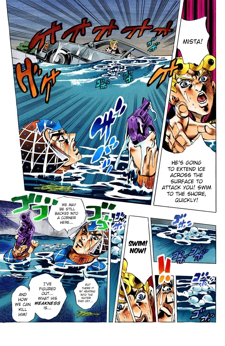 JoJo's Bizarre Adventure Part 5 - Vento Aureo (Official Colored) Chapter 72 page 18 - Chapter 72: White Album Part 3