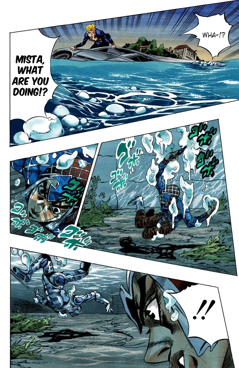 JoJo's Bizarre Adventure Part 5 - Vento Aureo (Official Colored) Chapter 73 page 16 - Chapter 73: White Album Part 4
