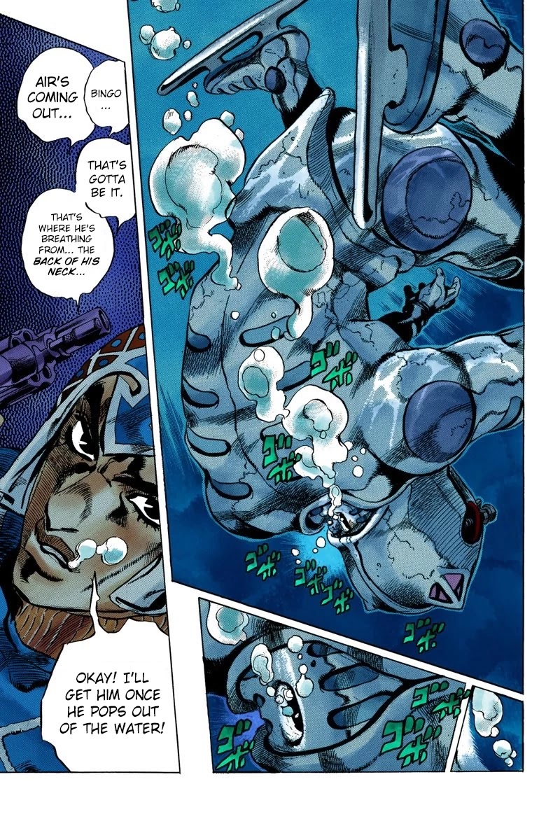 JoJo's Bizarre Adventure Part 5 - Vento Aureo (Official Colored) Chapter 73 page 17 - Chapter 73: White Album Part 4