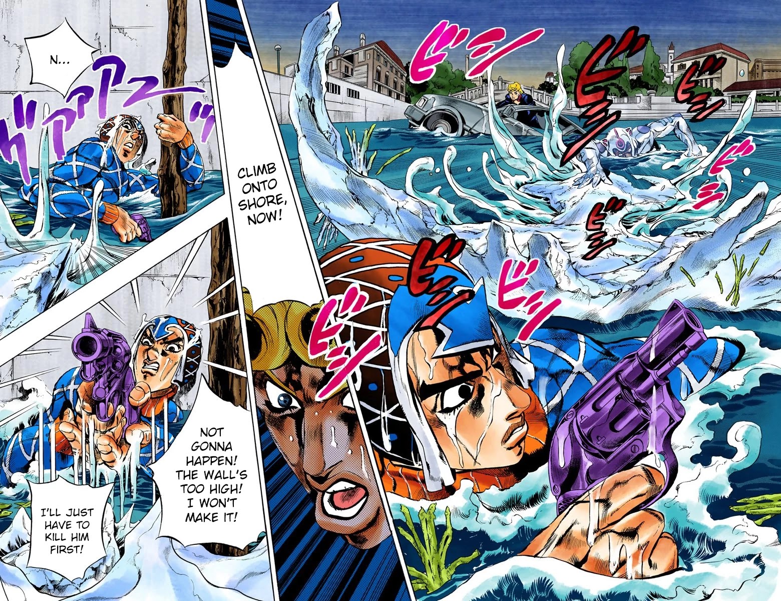 JoJo's Bizarre Adventure Part 5 - Vento Aureo (Official Colored) Chapter 73 page 4 - Chapter 73: White Album Part 4