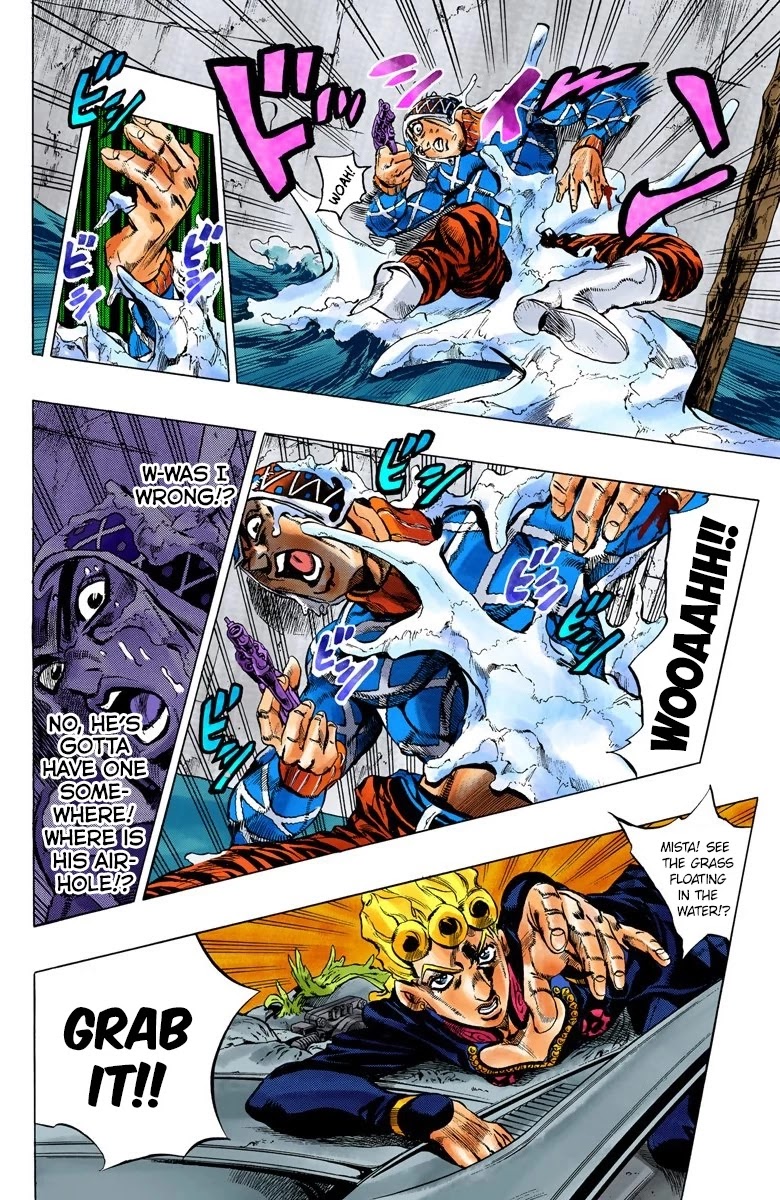 JoJo's Bizarre Adventure Part 5 - Vento Aureo (Official Colored) Chapter 73 page 7 - Chapter 73: White Album Part 4