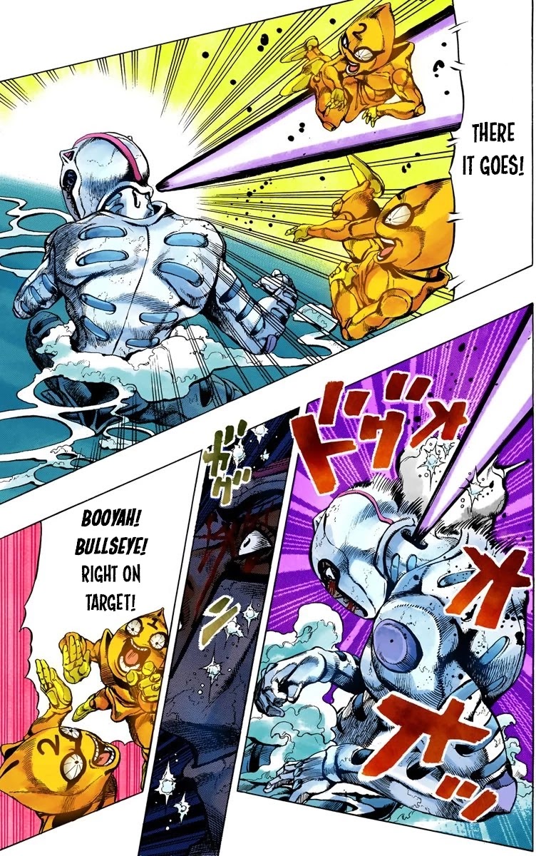 JoJo's Bizarre Adventure Part 5 - Vento Aureo (Official Colored) Chapter 74 page 11 - Chapter 74: White Album Part 5