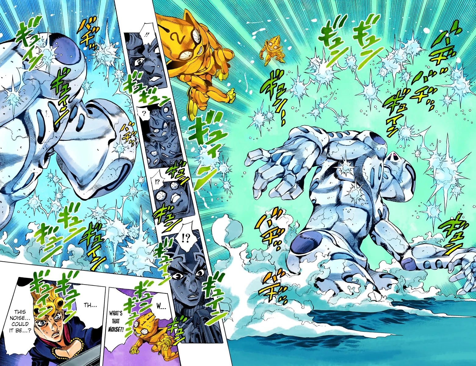 JoJo's Bizarre Adventure Part 5 - Vento Aureo (Official Colored) Chapter 74 page 12 - Chapter 74: White Album Part 5