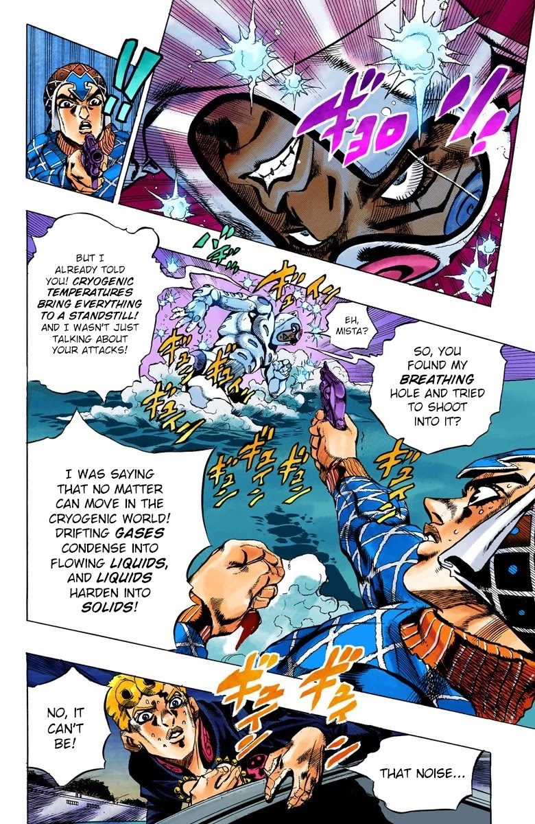 JoJo's Bizarre Adventure Part 5 - Vento Aureo (Official Colored) Chapter 74 page 13 - Chapter 74: White Album Part 5