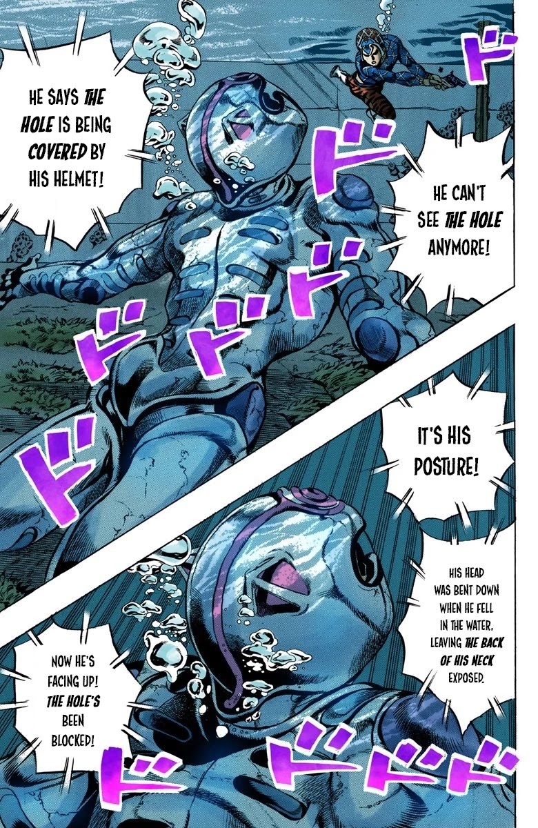 JoJo's Bizarre Adventure Part 5 - Vento Aureo (Official Colored) Chapter 74 page 6 - Chapter 74: White Album Part 5