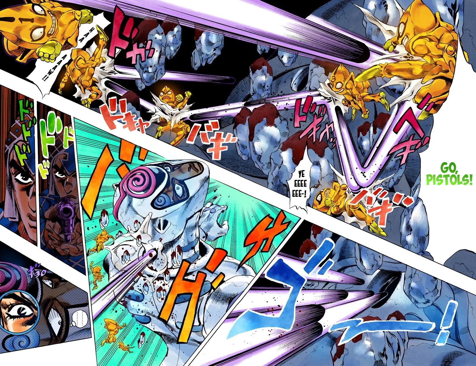 JoJo's Bizarre Adventure Part 5 - Vento Aureo (Official Colored) Chapter 75 page 13 - Chapter 75: White Album Part 6