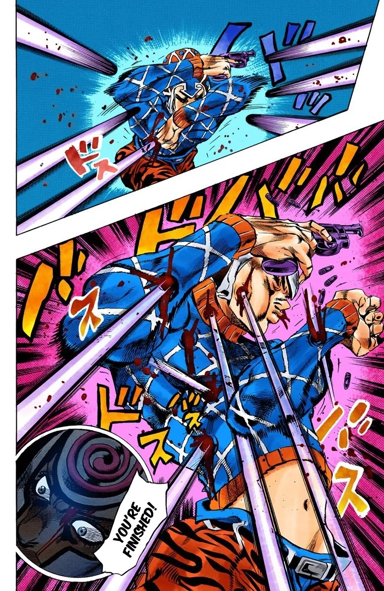 JoJo's Bizarre Adventure Part 5 - Vento Aureo (Official Colored) Chapter 75 page 16 - Chapter 75: White Album Part 6