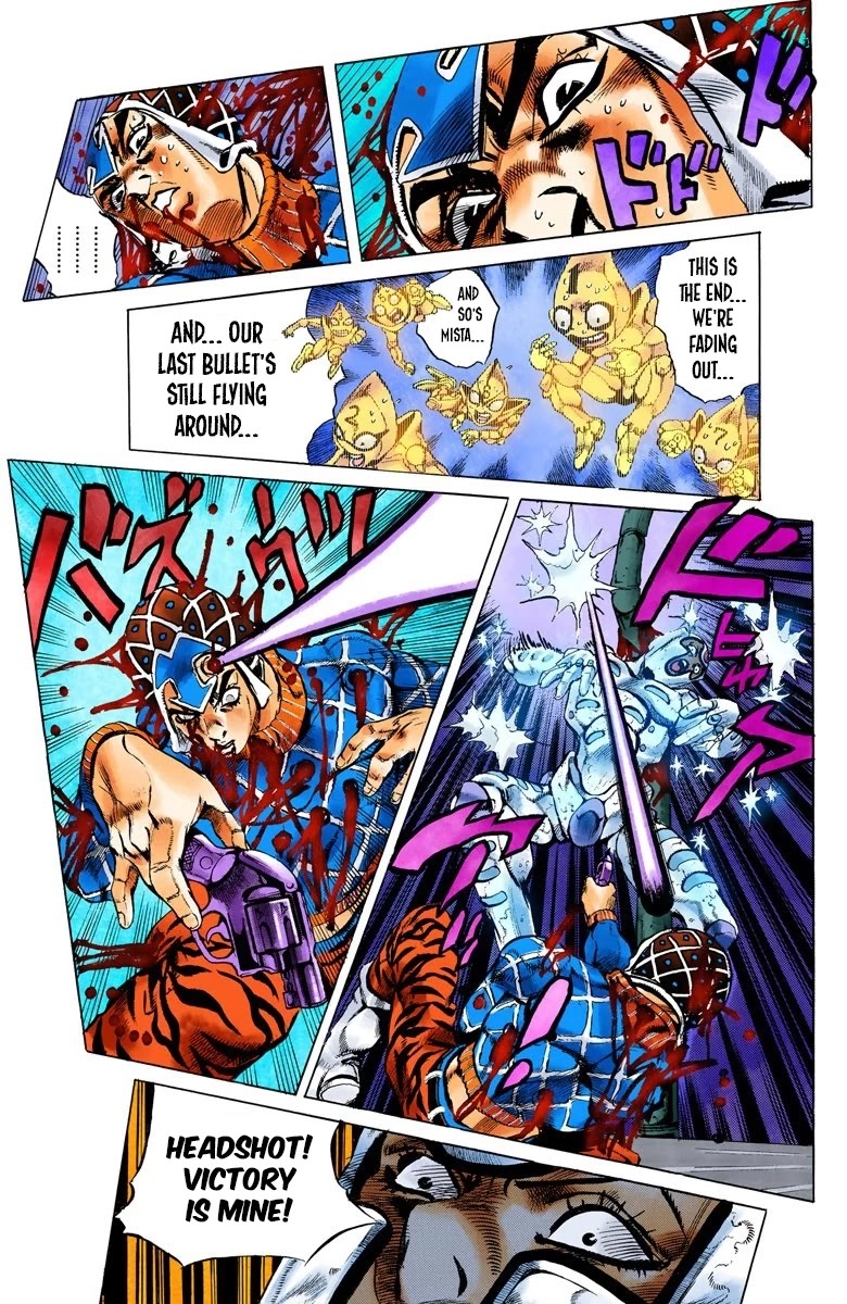 JoJo's Bizarre Adventure Part 5 - Vento Aureo (Official Colored) Chapter 76 page 10 - Chapter 76: White Album Part 7