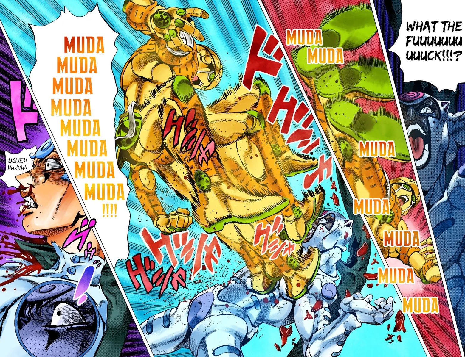 JoJo's Bizarre Adventure Part 5 - Vento Aureo (Official Colored) Chapter 76 page 12 - Chapter 76: White Album Part 7