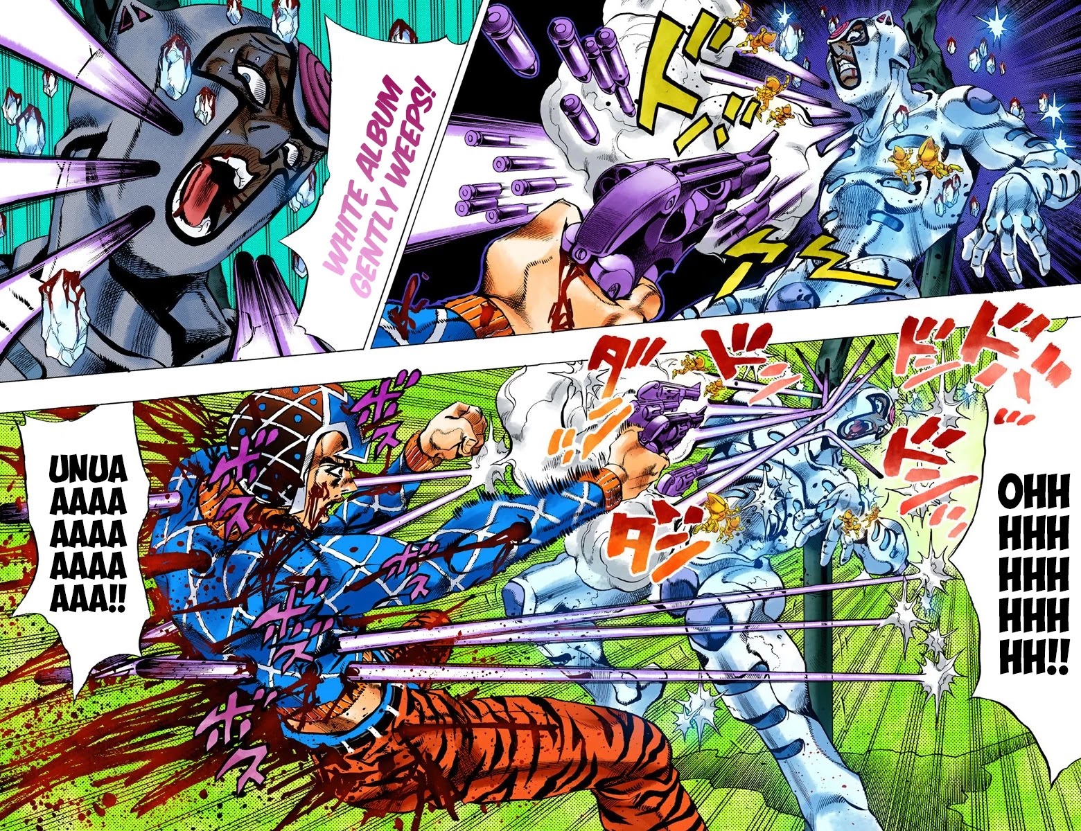 JoJo's Bizarre Adventure Part 5 - Vento Aureo (Official Colored) Chapter 76 page 6 - Chapter 76: White Album Part 7
