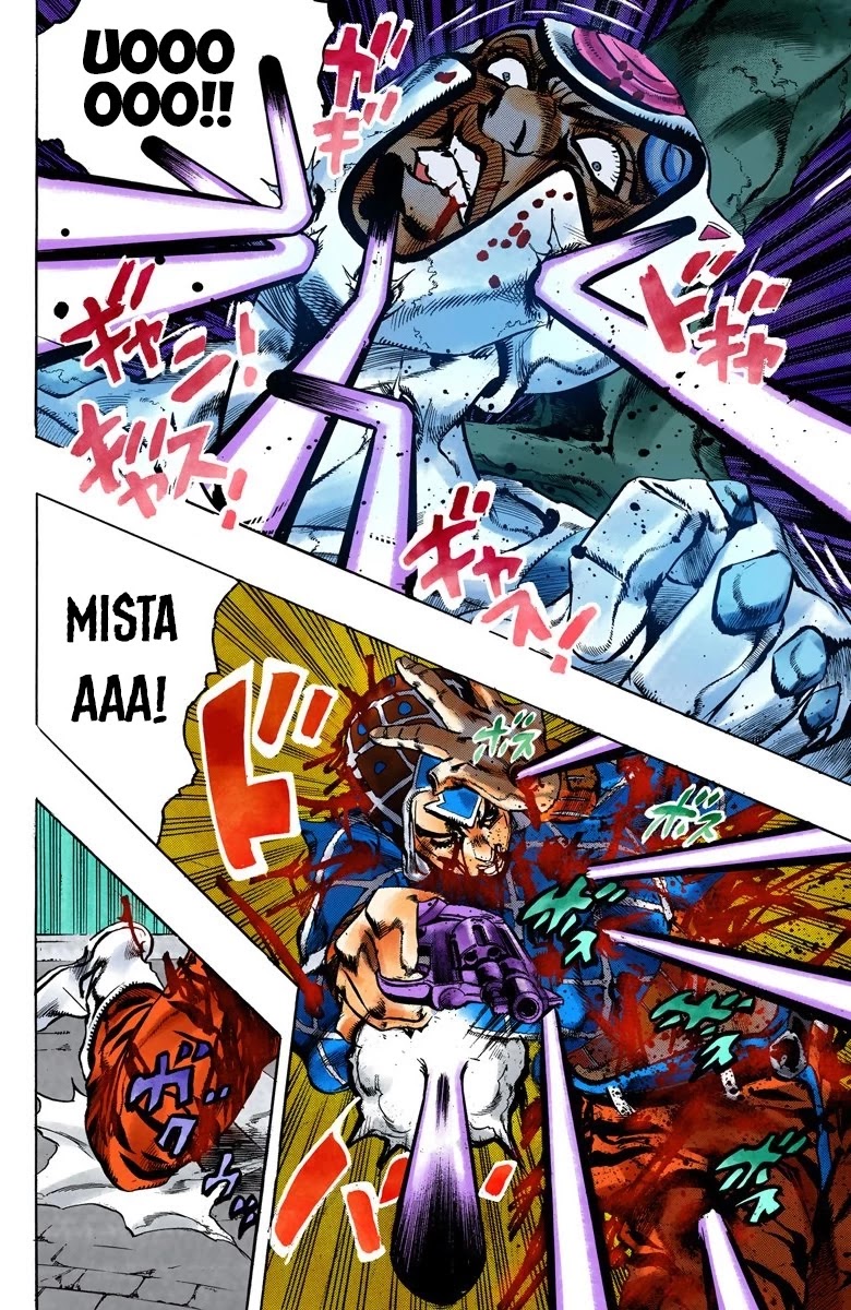 JoJo's Bizarre Adventure Part 5 - Vento Aureo (Official Colored) Chapter 76 page 7 - Chapter 76: White Album Part 7