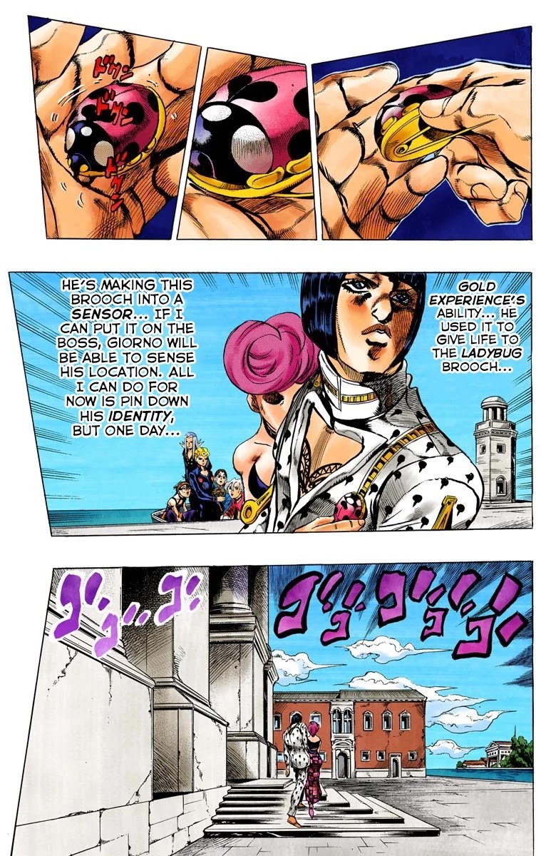 JoJo's Bizarre Adventure Part 5 - Vento Aureo (Official Colored) Chapter 77 page 11 - Chapter 77: Final Orders From The Boss
