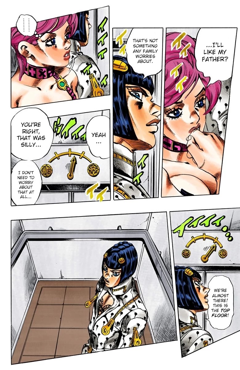 JoJo's Bizarre Adventure Part 5 - Vento Aureo (Official Colored) Chapter 77 page 16 - Chapter 77: Final Orders From The Boss