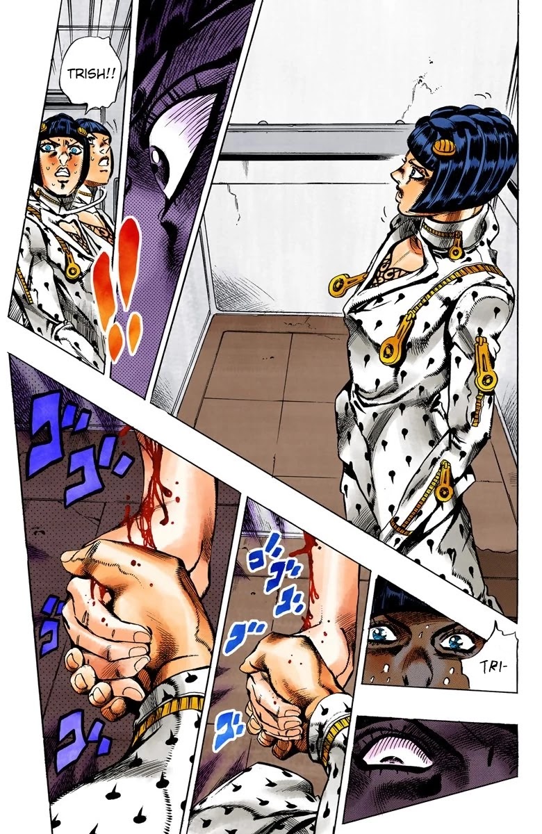 JoJo's Bizarre Adventure Part 5 - Vento Aureo (Official Colored) Chapter 77 page 17 - Chapter 77: Final Orders From The Boss