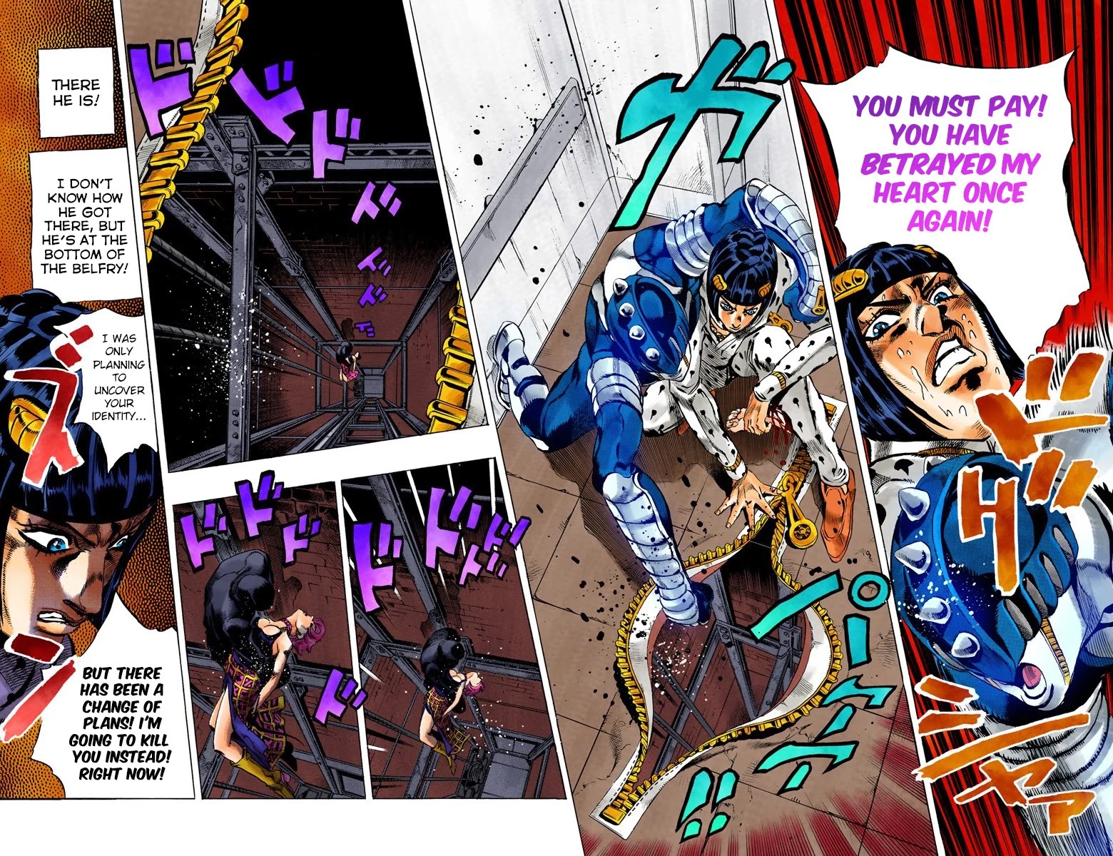 JoJo's Bizarre Adventure Part 5 - Vento Aureo (Official Colored) Chapter 78 page 19 - Chapter 78: Bruno Buccellati - Childhood