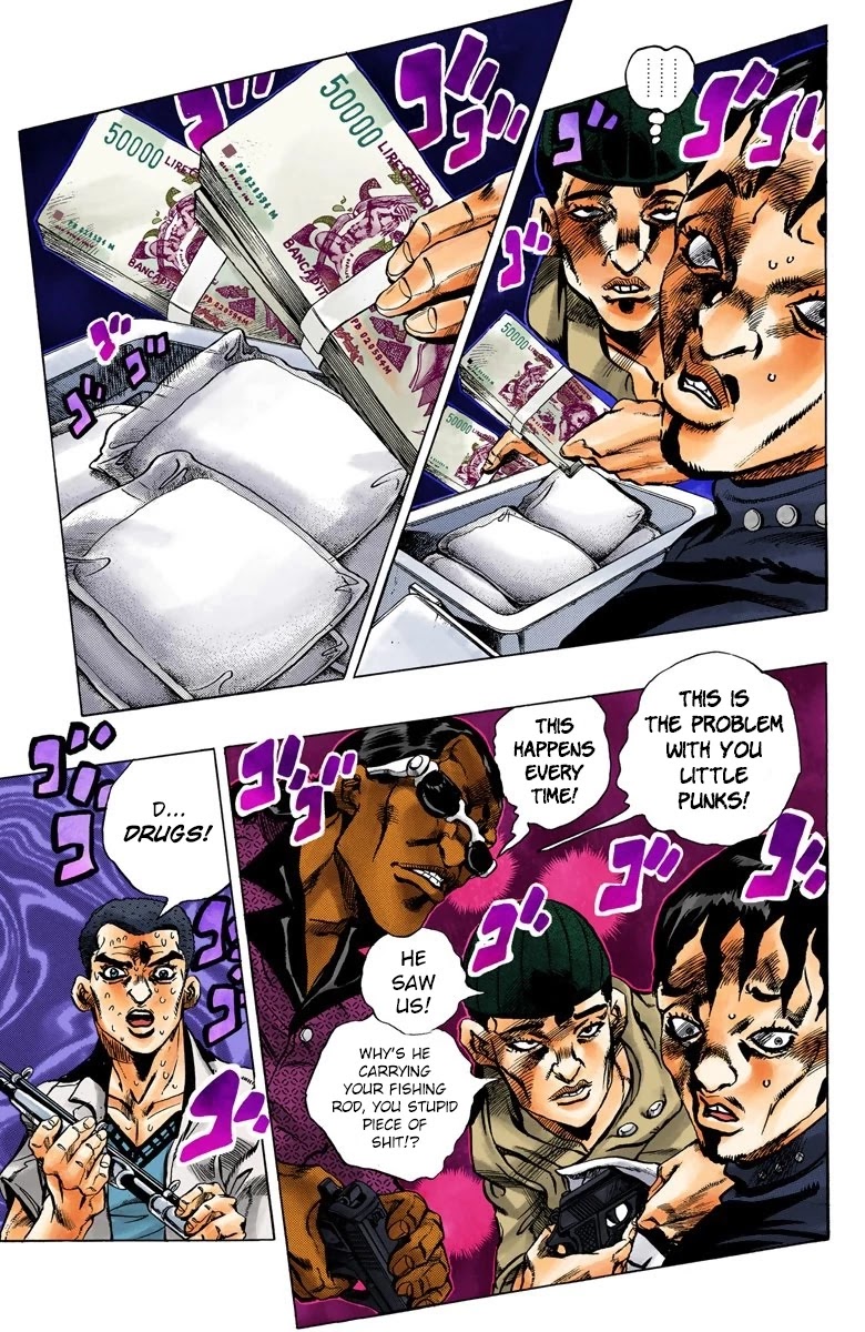 JoJo's Bizarre Adventure Part 5 - Vento Aureo (Official Colored) Chapter 78 page 8 - Chapter 78: Bruno Buccellati - Childhood