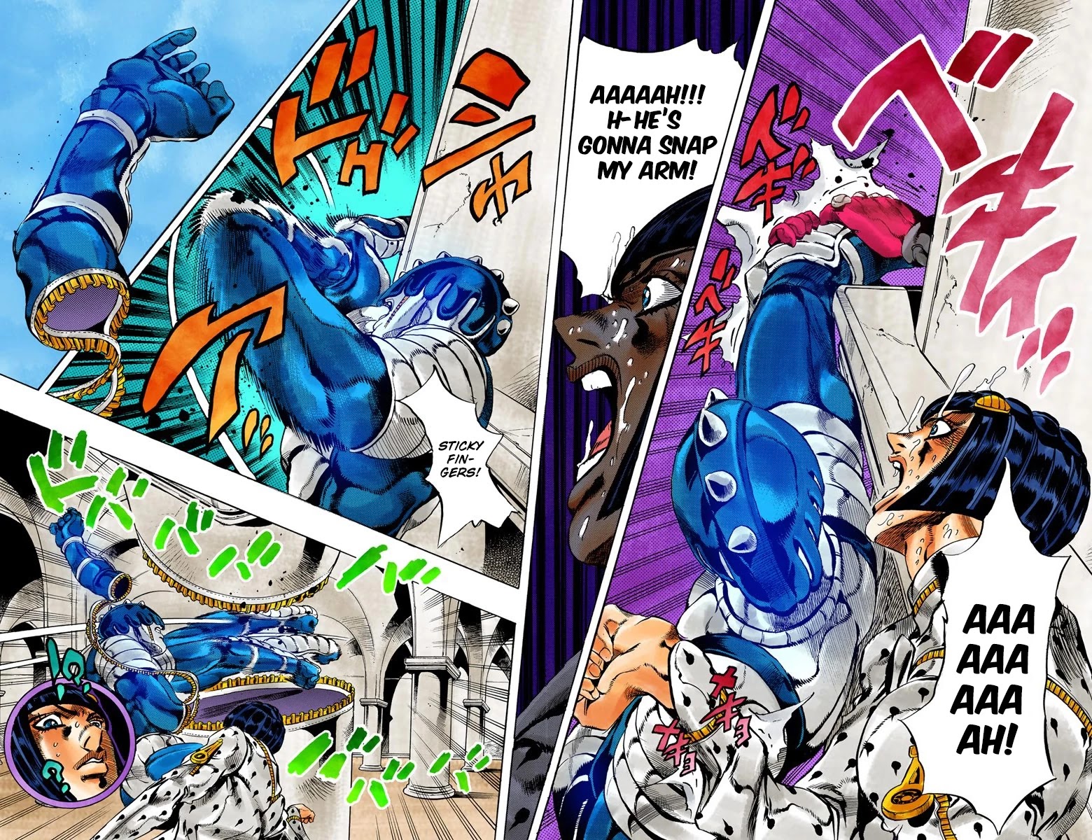 JoJo's Bizarre Adventure Part 5 - Vento Aureo (Official Colored) Chapter 79 page 13 - Chapter 79: The Mystery of King Crimson Part 1