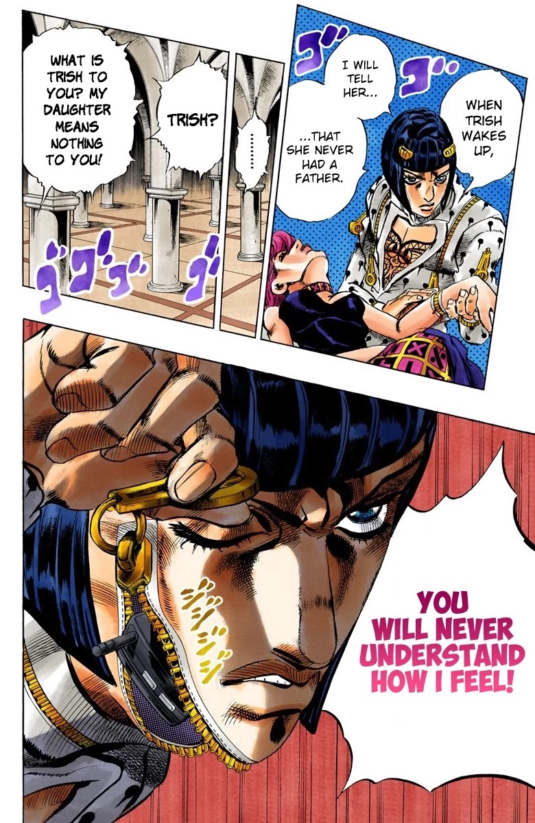 JoJo's Bizarre Adventure Part 5 - Vento Aureo (Official Colored) Chapter 79 page 16 - Chapter 79: The Mystery of King Crimson Part 1