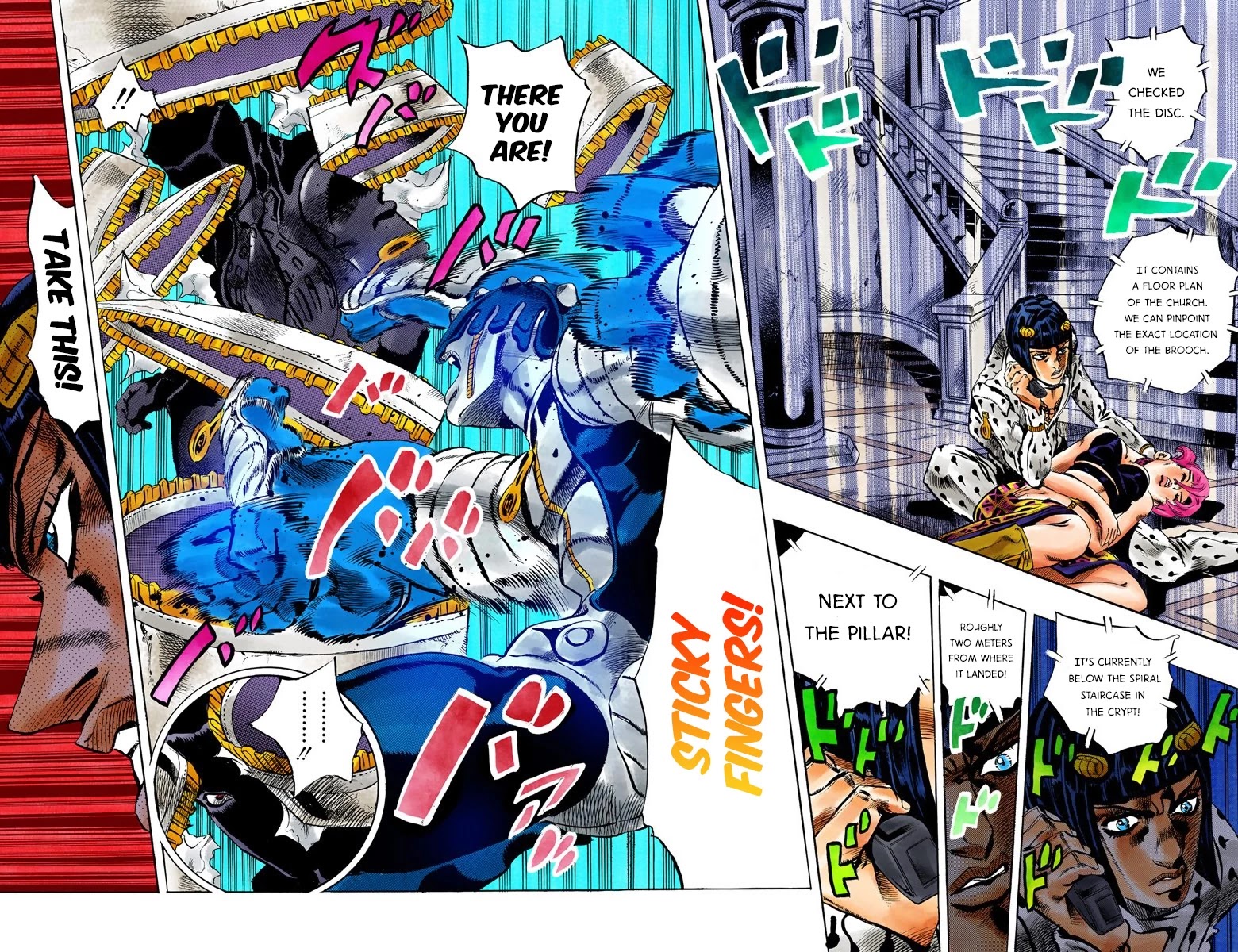 JoJo's Bizarre Adventure Part 5 - Vento Aureo (Official Colored) Chapter 79 page 18 - Chapter 79: The Mystery of King Crimson Part 1
