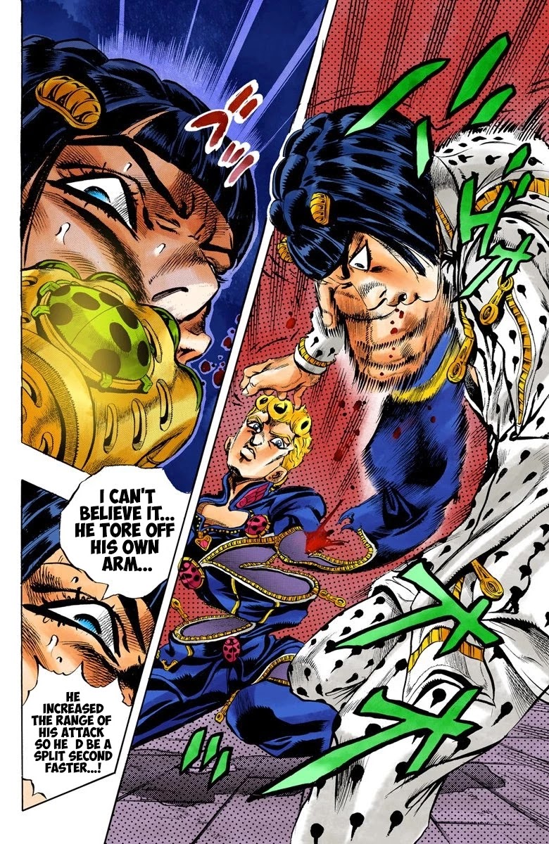 JoJo's Bizarre Adventure Part 5 - Vento Aureo (Official Colored) Chapter 8 page 12 - Chapter 8: Buccellati's Coming! Part 5