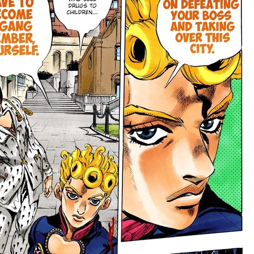 JoJo's Bizarre Adventure Part 5 - Vento Aureo (Official Colored) Chapter 8: Buccellati's Coming! Part 5 cover