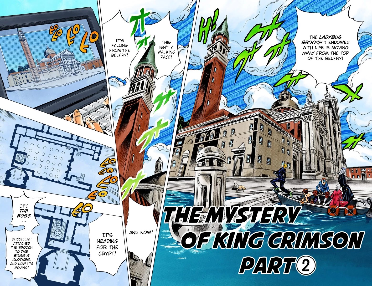 JoJo's Bizarre Adventure Part 5 - Vento Aureo (Official Colored) Chapter 80 page 3 - Chapter 80: The Mystery of King Crimson Part 2