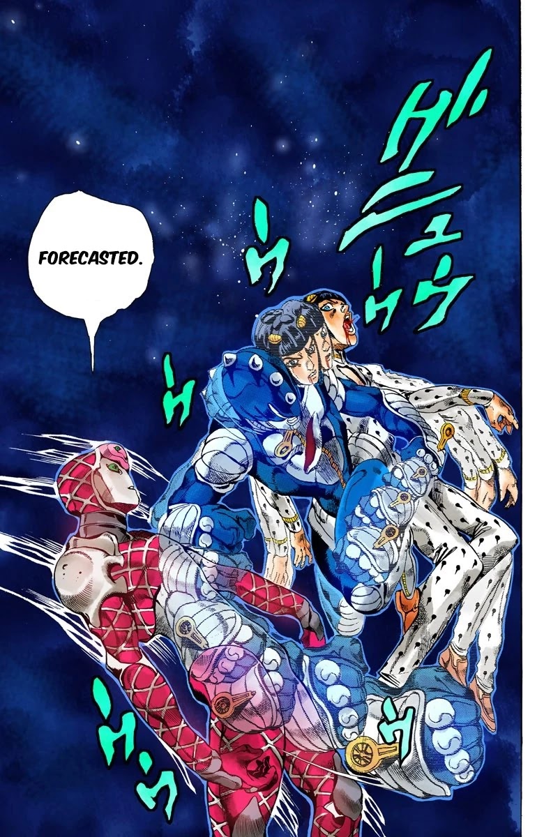 JoJo's Bizarre Adventure Part 5 - Vento Aureo (Official Colored) Chapter 81 page 11 - Chapter 81: The Mystery of King Crimson Part 3