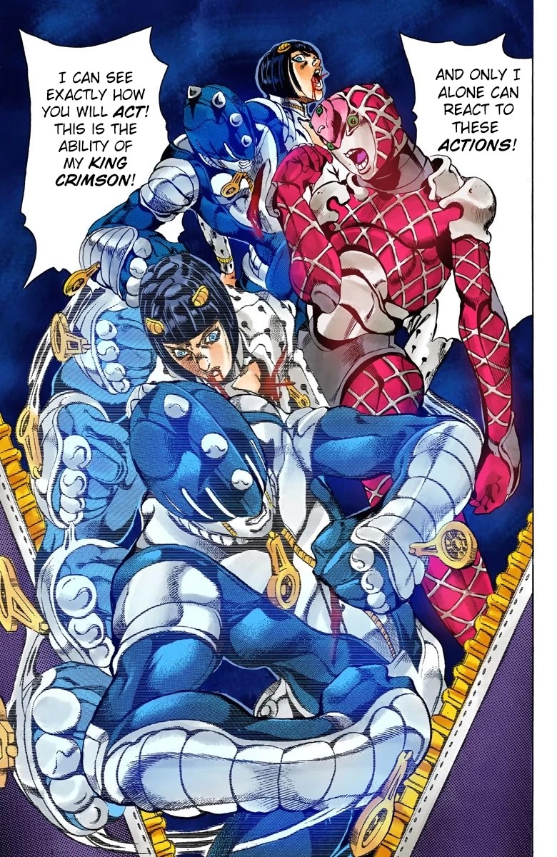 JoJo's Bizarre Adventure Part 5 - Vento Aureo (Official Colored) Chapter 81 page 13 - Chapter 81: The Mystery of King Crimson Part 3