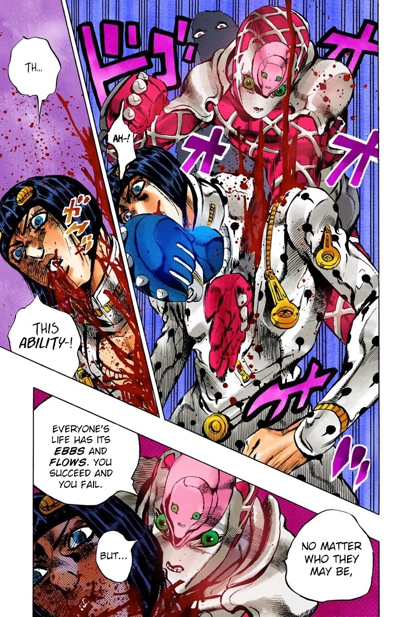 JoJo's Bizarre Adventure Part 5 - Vento Aureo (Official Colored) Chapter 81 page 15 - Chapter 81: The Mystery of King Crimson Part 3