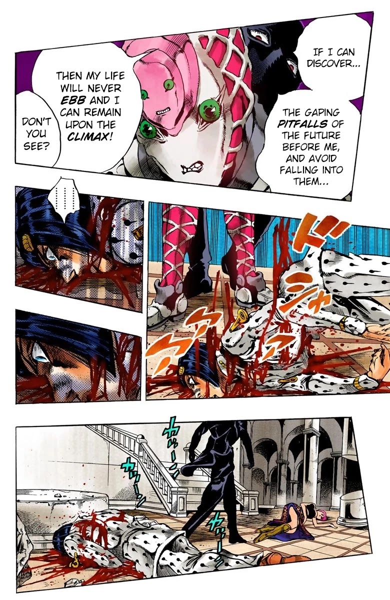 JoJo's Bizarre Adventure Part 5 - Vento Aureo (Official Colored) Chapter 81 page 16 - Chapter 81: The Mystery of King Crimson Part 3