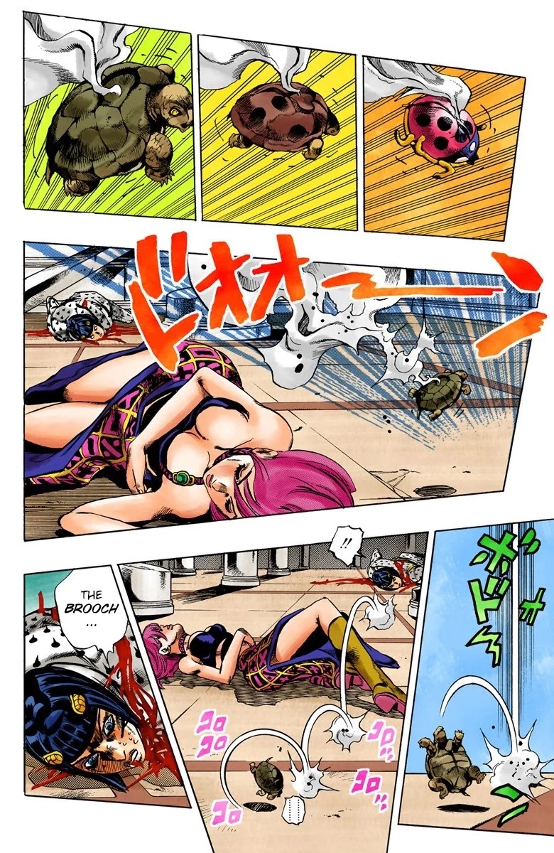 JoJo's Bizarre Adventure Part 5 - Vento Aureo (Official Colored) Chapter 81 page 20 - Chapter 81: The Mystery of King Crimson Part 3