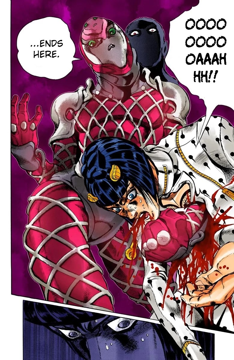 JoJo's Bizarre Adventure Part 5 - Vento Aureo (Official Colored) Chapter 81 page 4 - Chapter 81: The Mystery of King Crimson Part 3