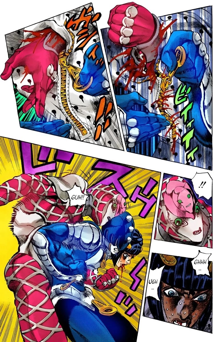 JoJo's Bizarre Adventure Part 5 - Vento Aureo (Official Colored) Chapter 81 page 5 - Chapter 81: The Mystery of King Crimson Part 3