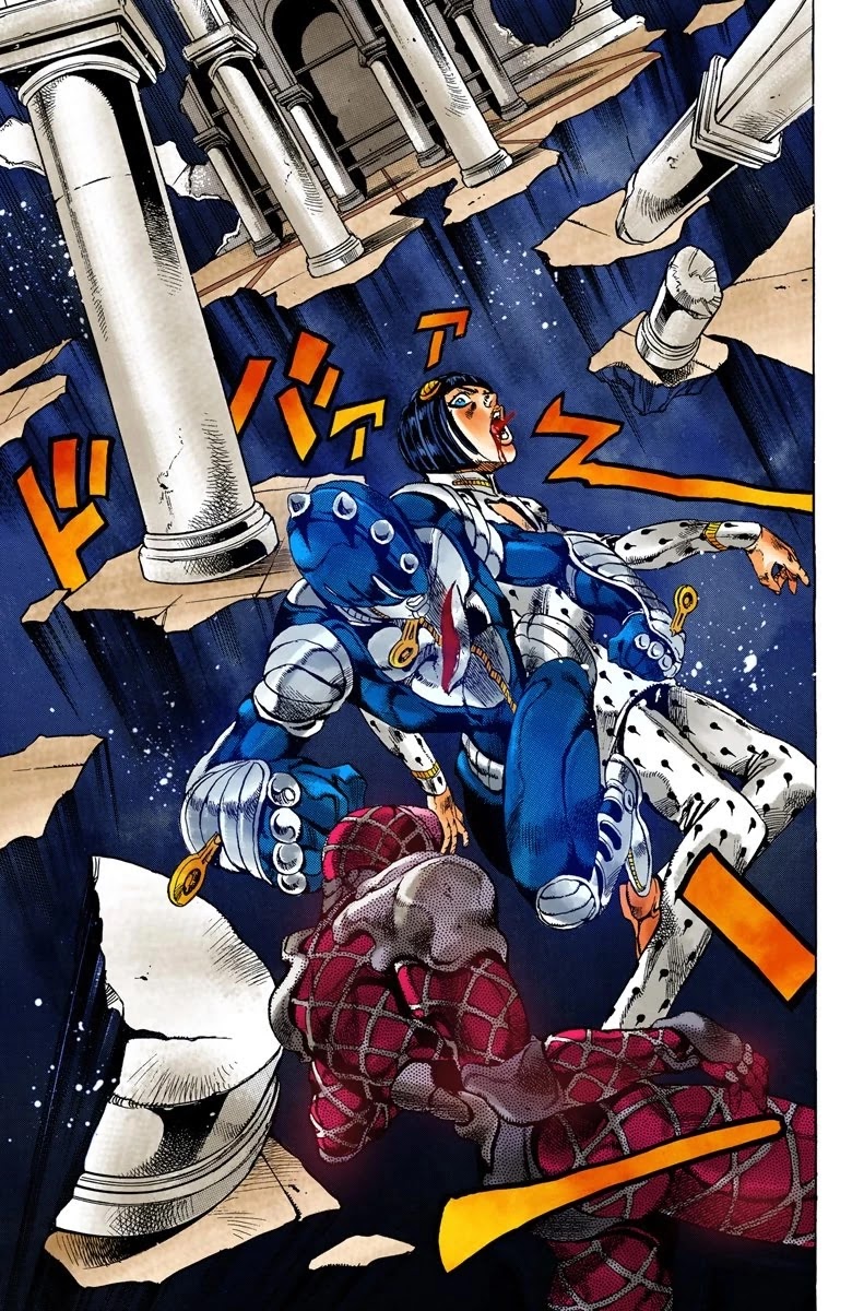 JoJo's Bizarre Adventure Part 5 - Vento Aureo (Official Colored) Chapter 81 page 9 - Chapter 81: The Mystery of King Crimson Part 3