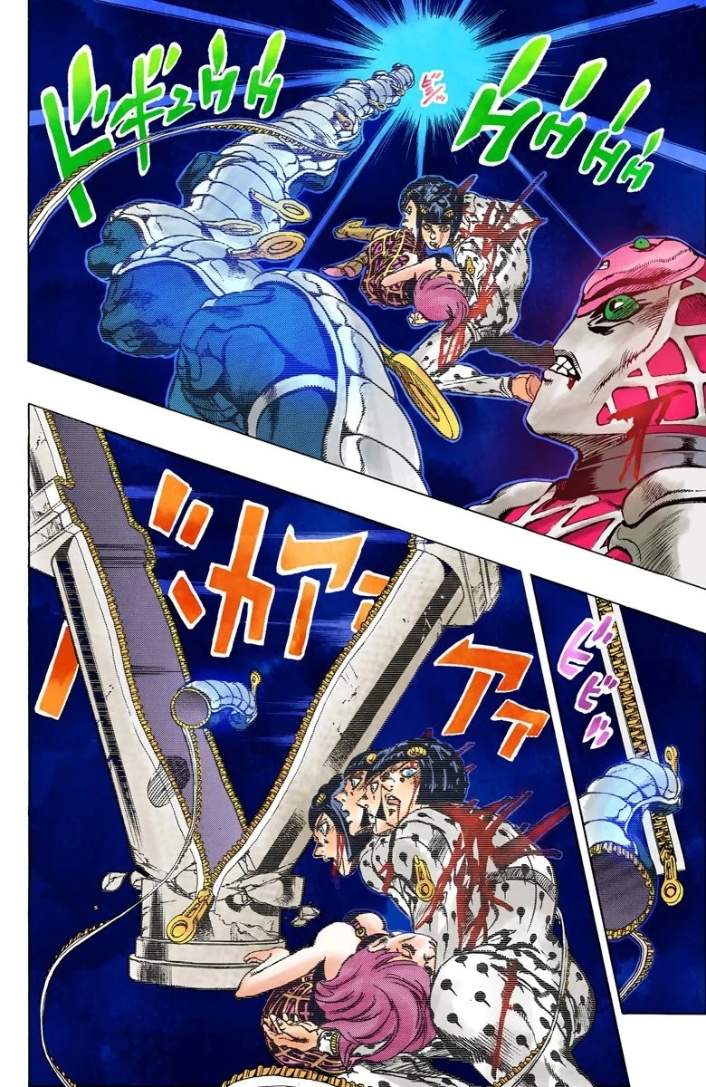JoJo's Bizarre Adventure Part 5 - Vento Aureo (Official Colored) Chapter 82 page 14 - Chapter 82: The Mystery of King Crimson Part 4