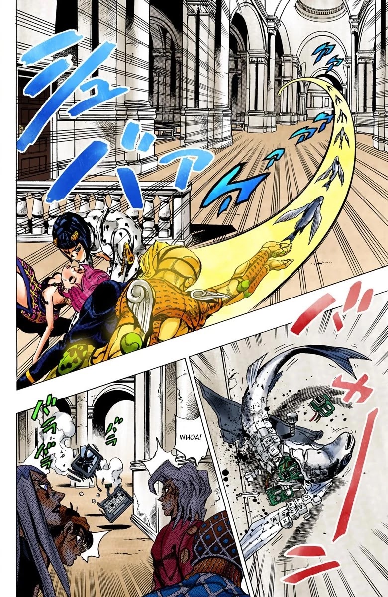 JoJo's Bizarre Adventure Part 5 - Vento Aureo (Official Colored) Chapter 83 page 11 - Chapter 83: The Mystery of King Crimson Part 5