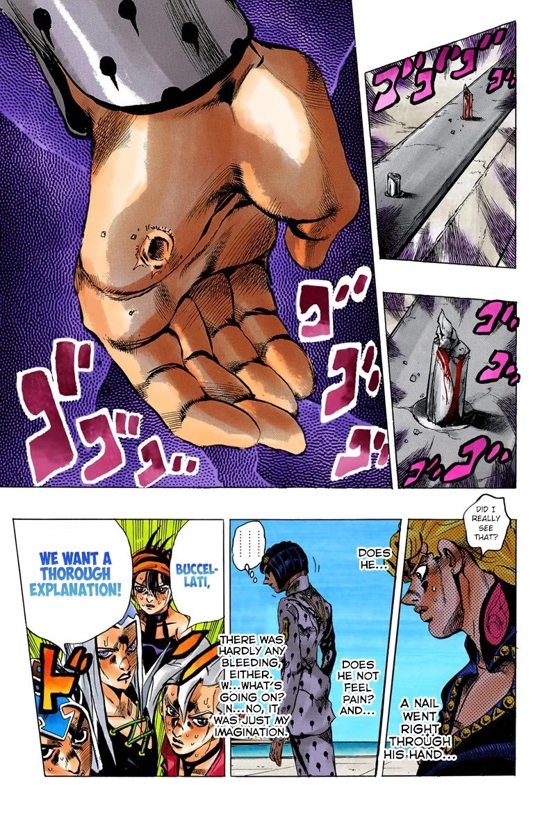 JoJo's Bizarre Adventure Part 5 - Vento Aureo (Official Colored) Chapter 83 page 20 - Chapter 83: The Mystery of King Crimson Part 5