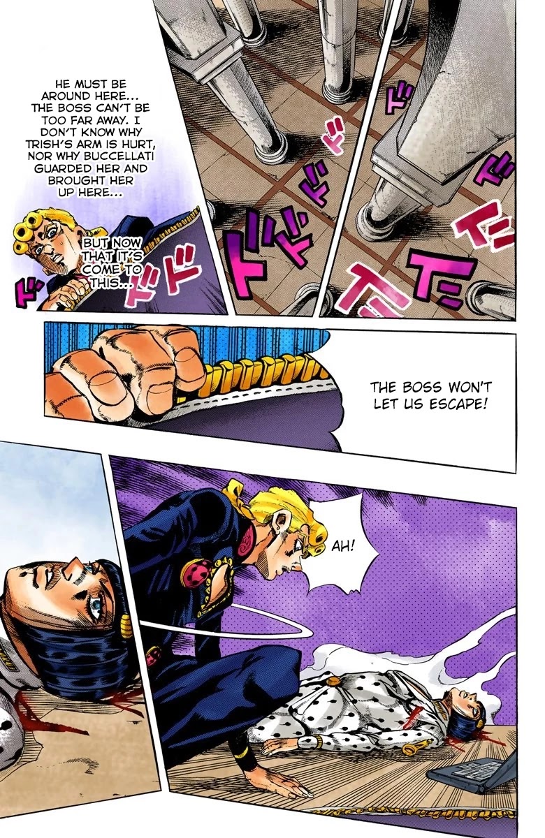 JoJo's Bizarre Adventure Part 5 - Vento Aureo (Official Colored) Chapter 83 page 4 - Chapter 83: The Mystery of King Crimson Part 5